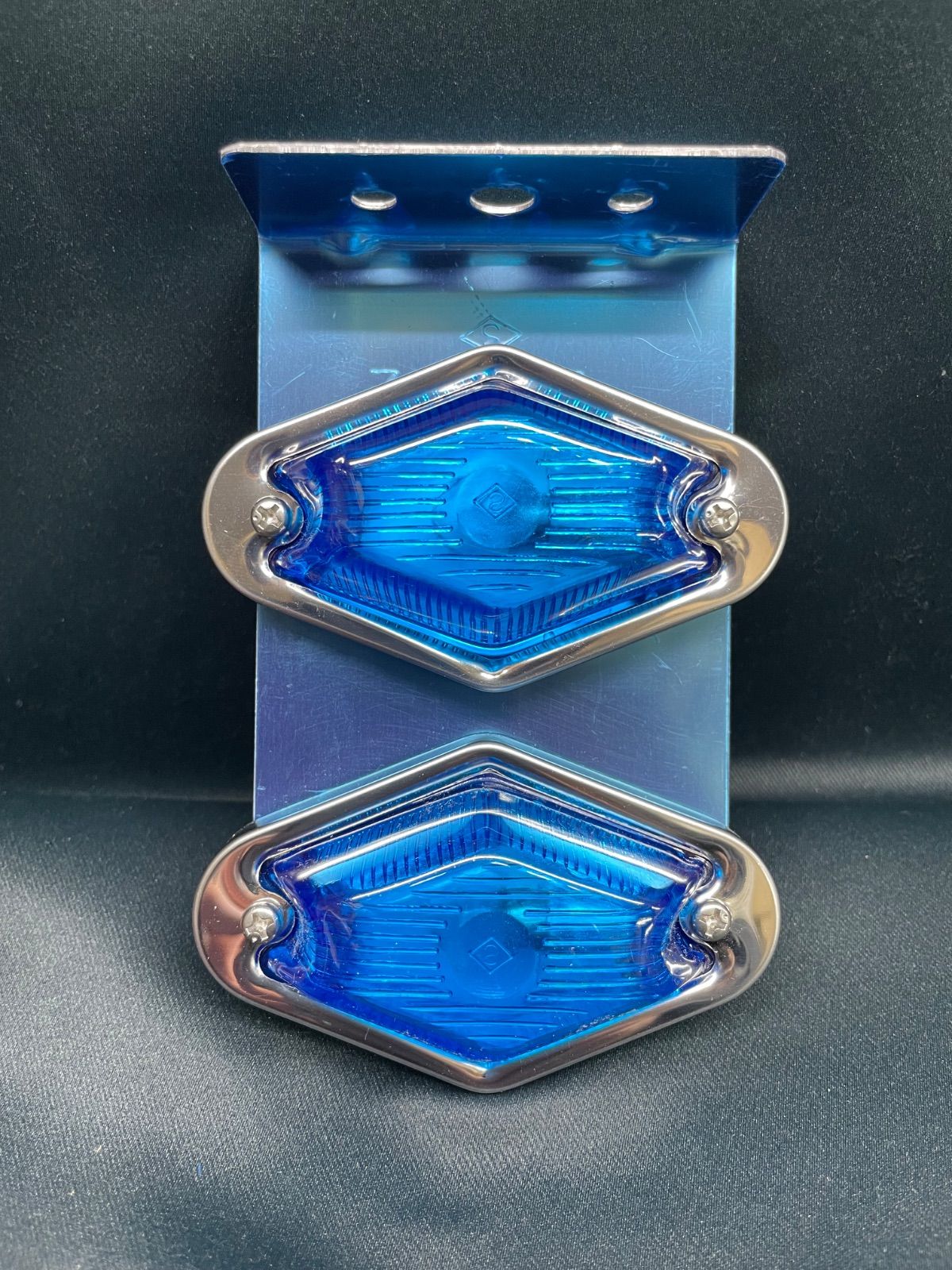 S-84 菱型マーカーランプ ブルー 2個 空 青 ひし型マーカー IS