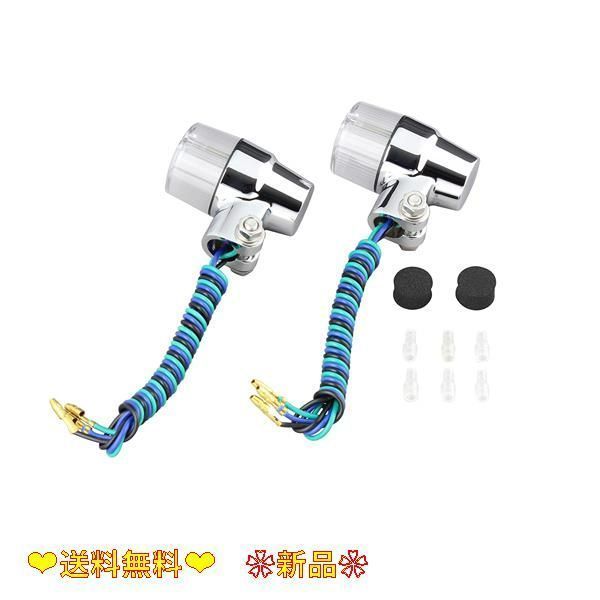 正規品，低価 ダブル球_メッキボディ/クリアーレンズ ポッシュ(POSH) バイク用品 スーパーバイクミニタイプウインカー ダブル球用 メッキボディ/クリアーレンズ 093433 その他