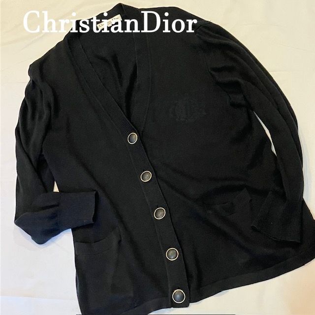 クリスチャンディオール ChristianDior CDロゴ刺繍 ニット