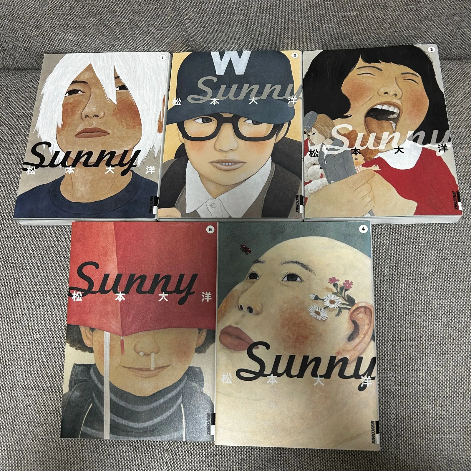 中古本】 松本大洋 sunny（①〜⑤） 鉄コン筋クリート（全巻