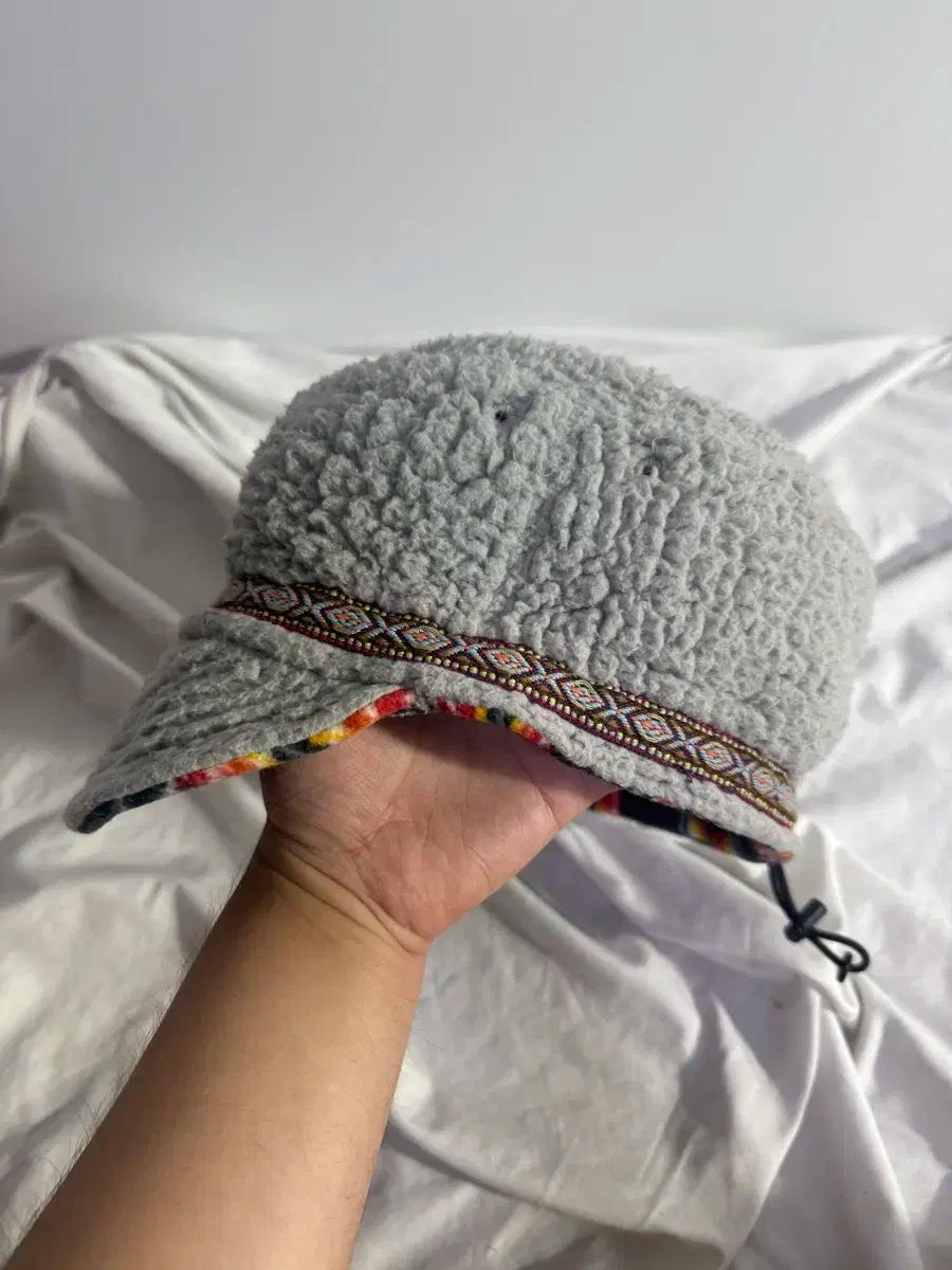 ヴィンテージ リバーシブル ネイティブ パータン フリース ミリタリー キャップ