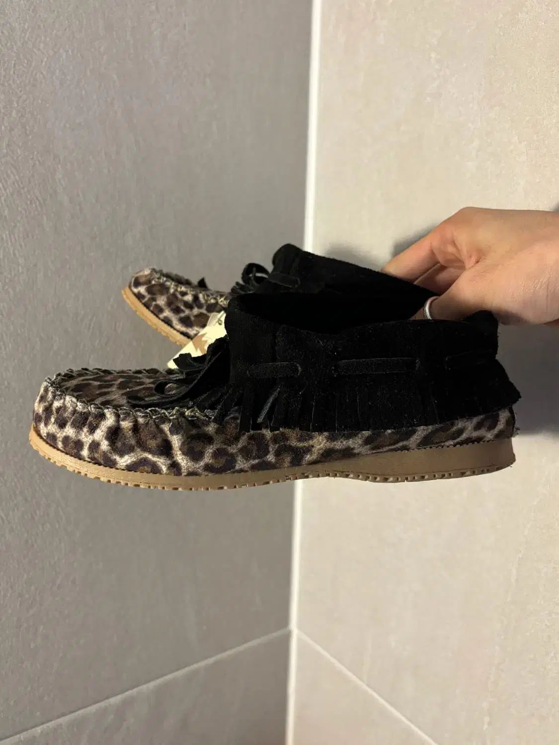 アミモック アミモカ レオパード モカシン