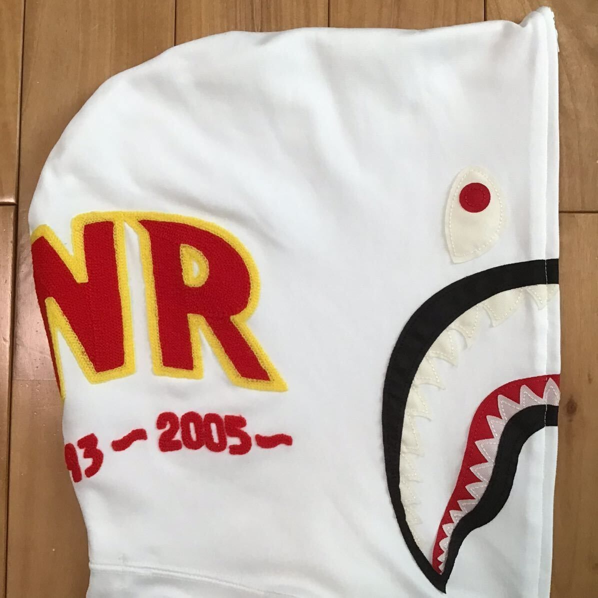 2009年 テリヤキ星人 ジャージ シャーク パーカー Mサイズ a bathing ape BAPE JERSEY shark full zip hoodie エイプ ベイプ NIGO