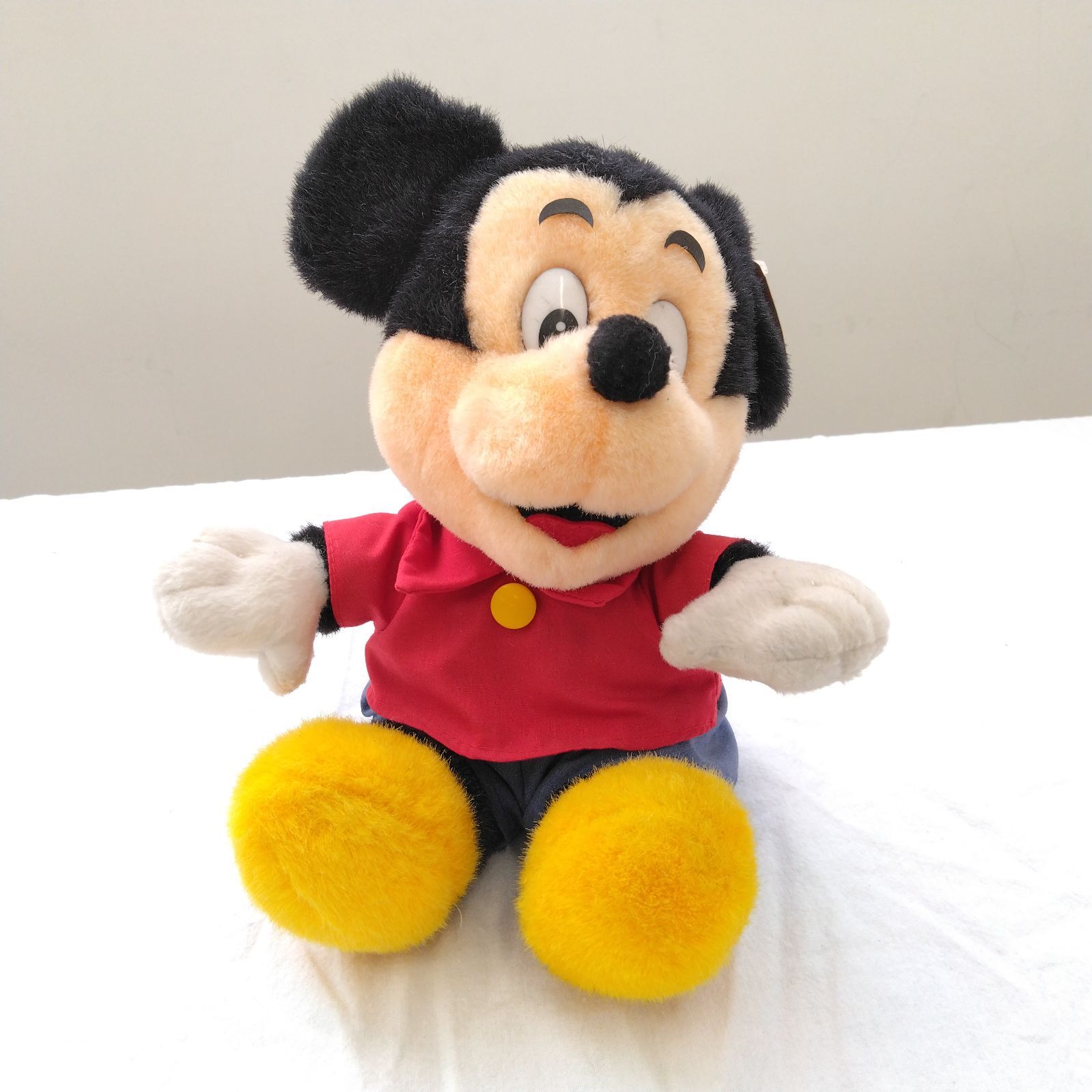 USED】 レトロ 昭和 MICKEY KIDS ミッキーマウス ぬいぐるみ