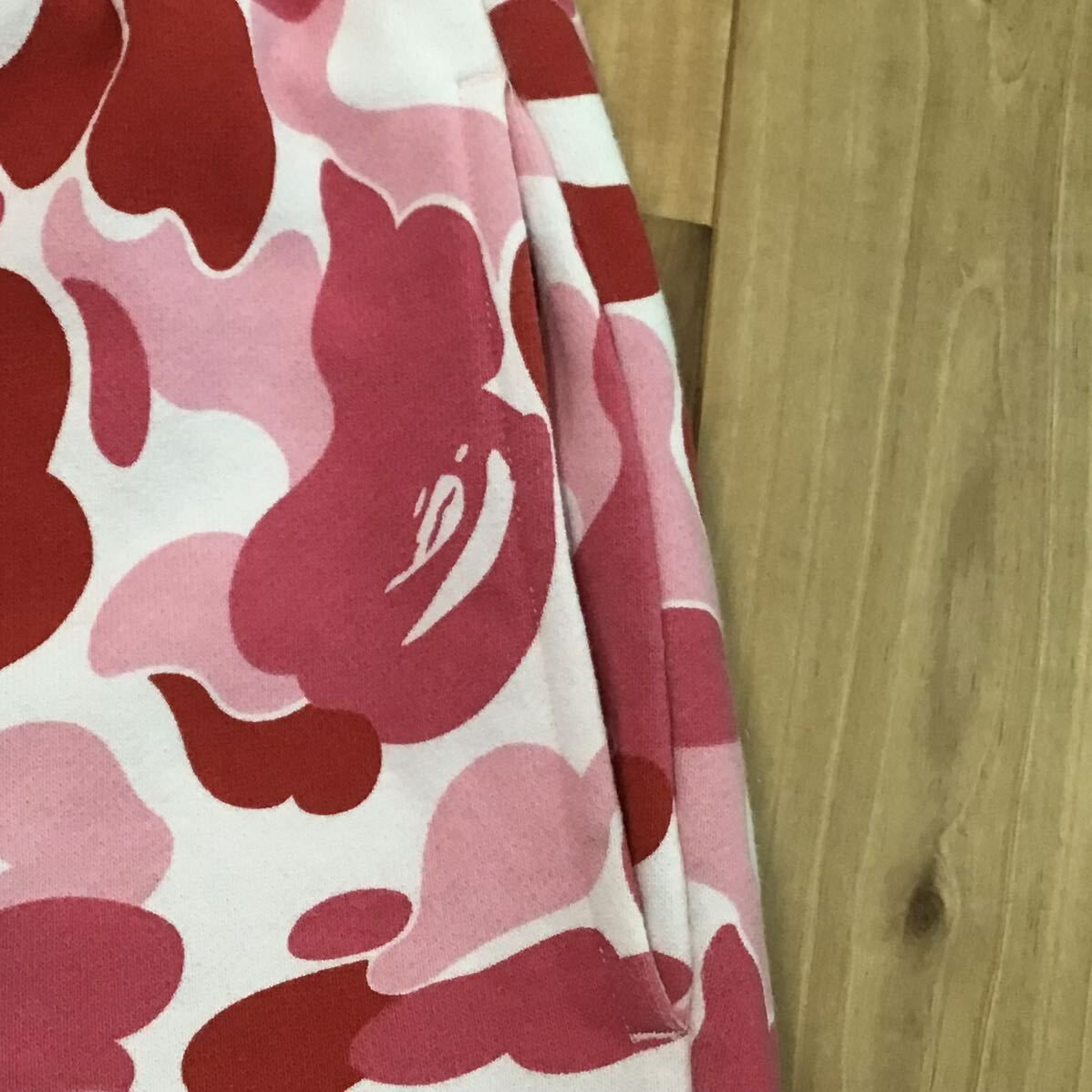 ABC camo Pink シャーク スウェットハーフパンツ Lサイズ a bathing