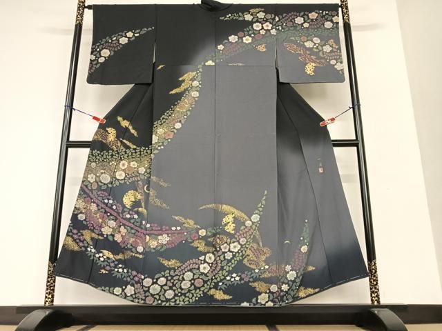 平和屋着物○吉乃一廉 幻の辻が花 訪問着 手描き 絞り 暈し染め 金彩