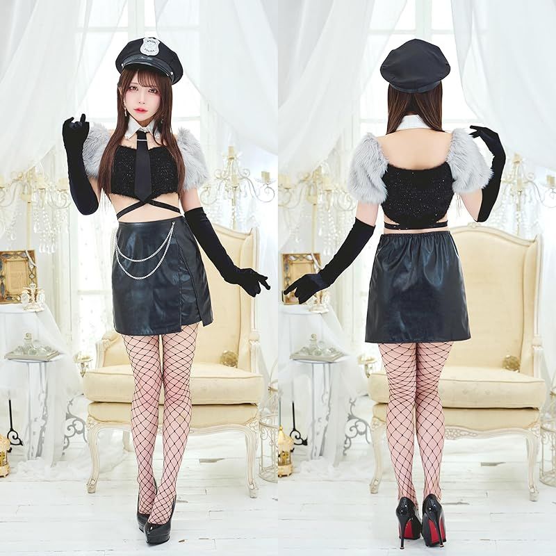 クリアストーン Clearstone ノアールヴェール コスプレ ハロウィン ポリス レディース ブラック WWW_IBETON_RU
