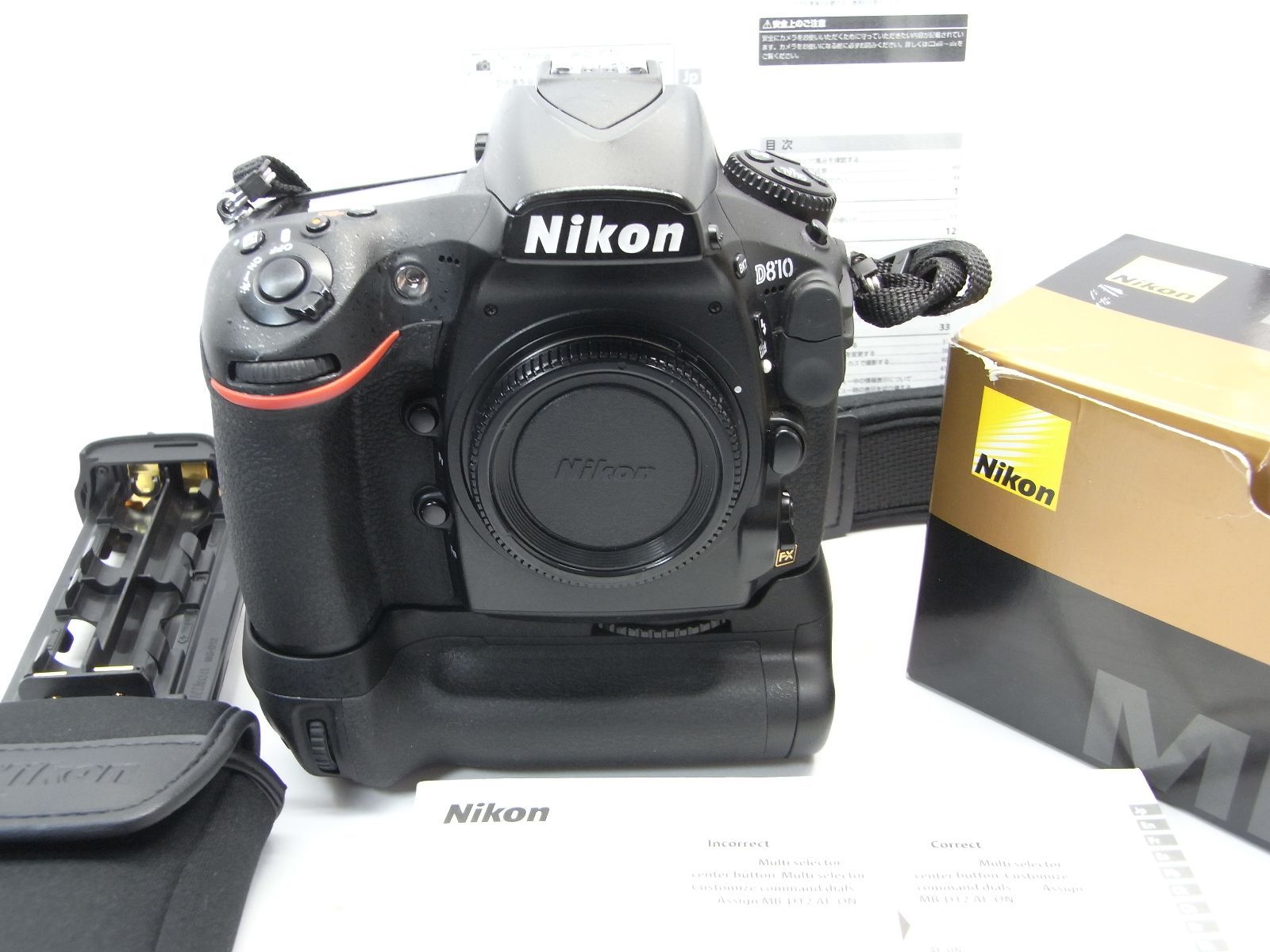 Nikon D810+MB-D12セット マルチパワーバッテリーパック MB-D12 - 概要 | アクセサリー