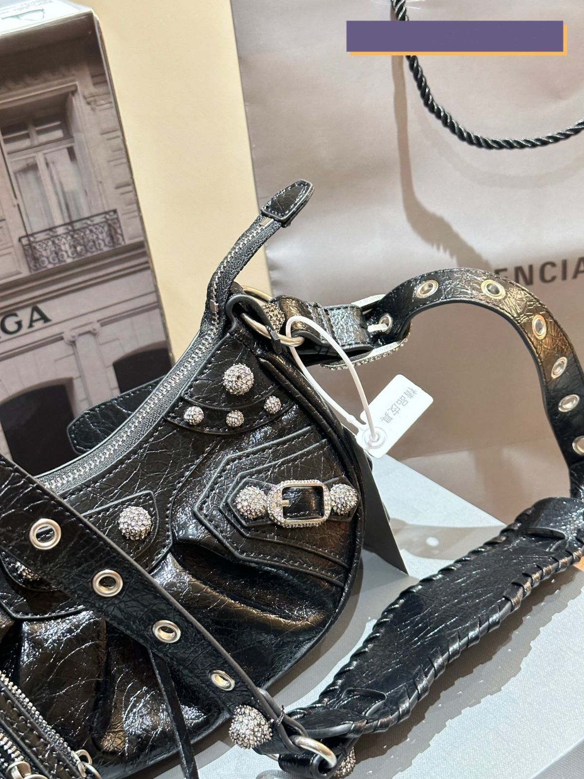 バレンシアガ BALENCIAGA  Le cagole ショルダーバッグ ダイヤモンド