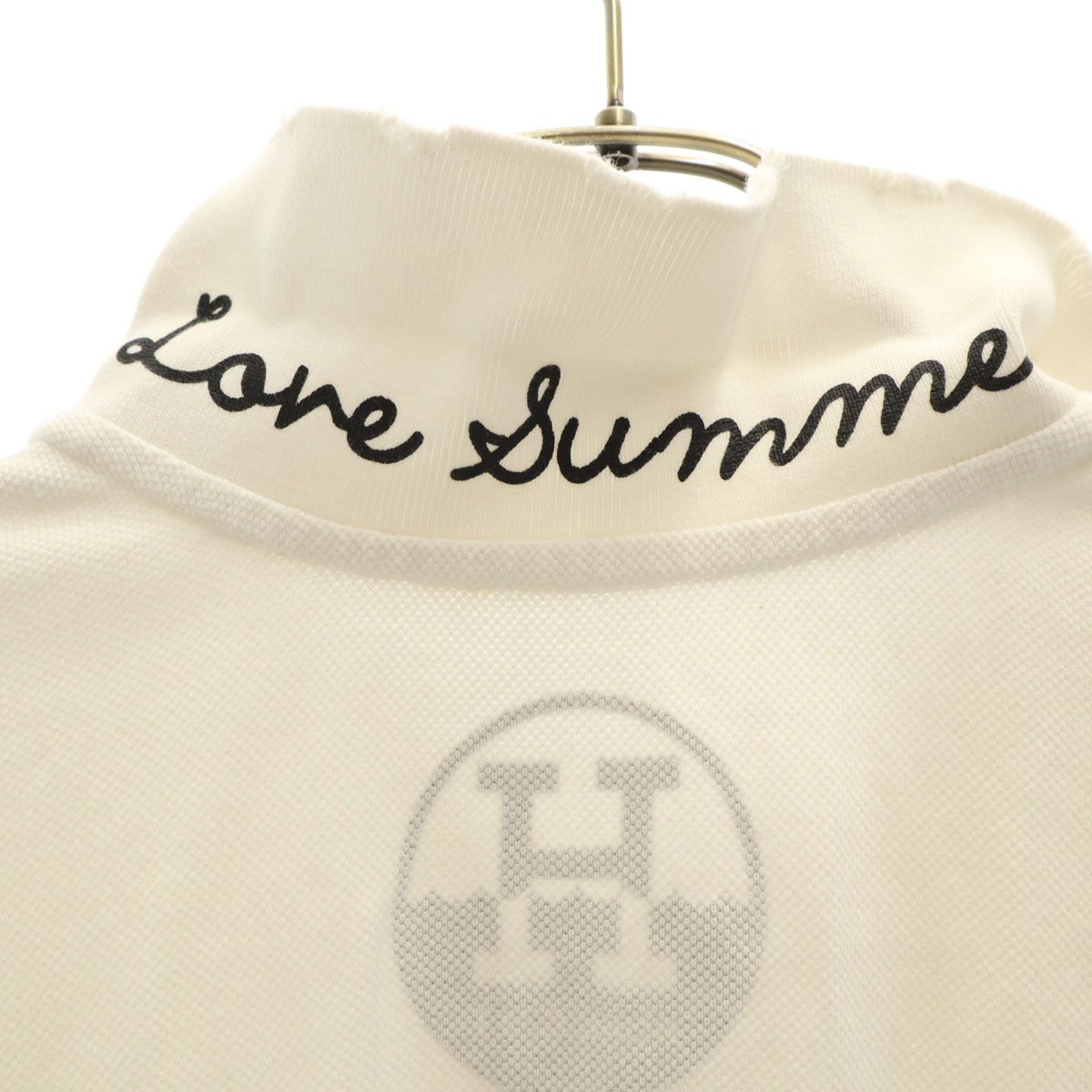 HORN GARMENT ホーンガーメント 半袖 ポロシャツ M ホワイト