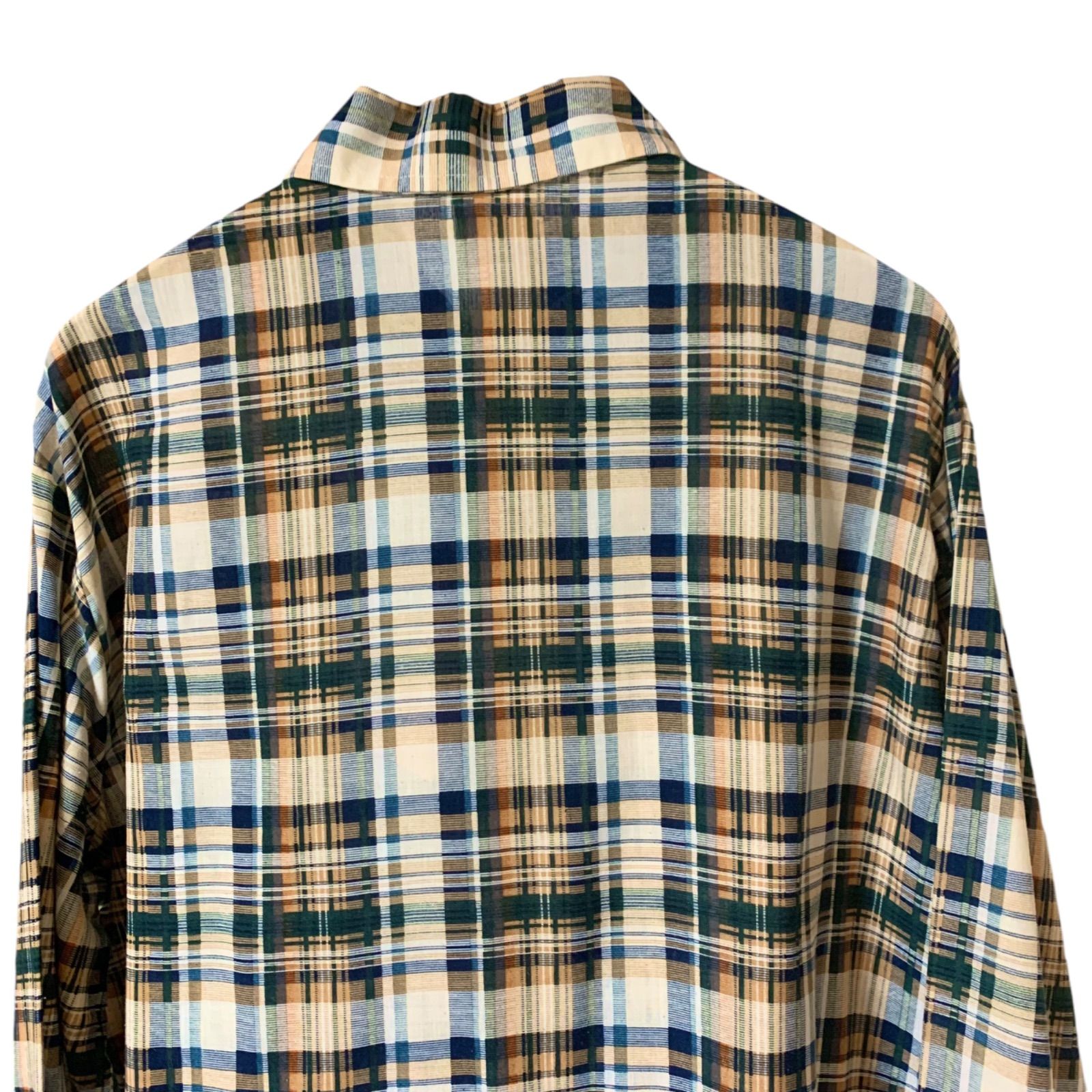 【Rare】70's Jantzen Check Shirts 【XL】60年代 70年代 ジャンセン チェックシャツ ヴィンテージシャツ ポリシャツ