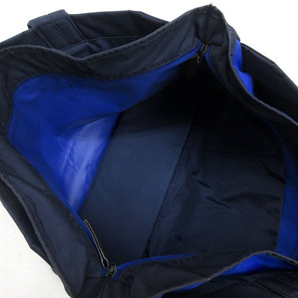 Q□ポーターガール/PORTER GIRL ムースMOUSS ナイロントートバッグ□紺  