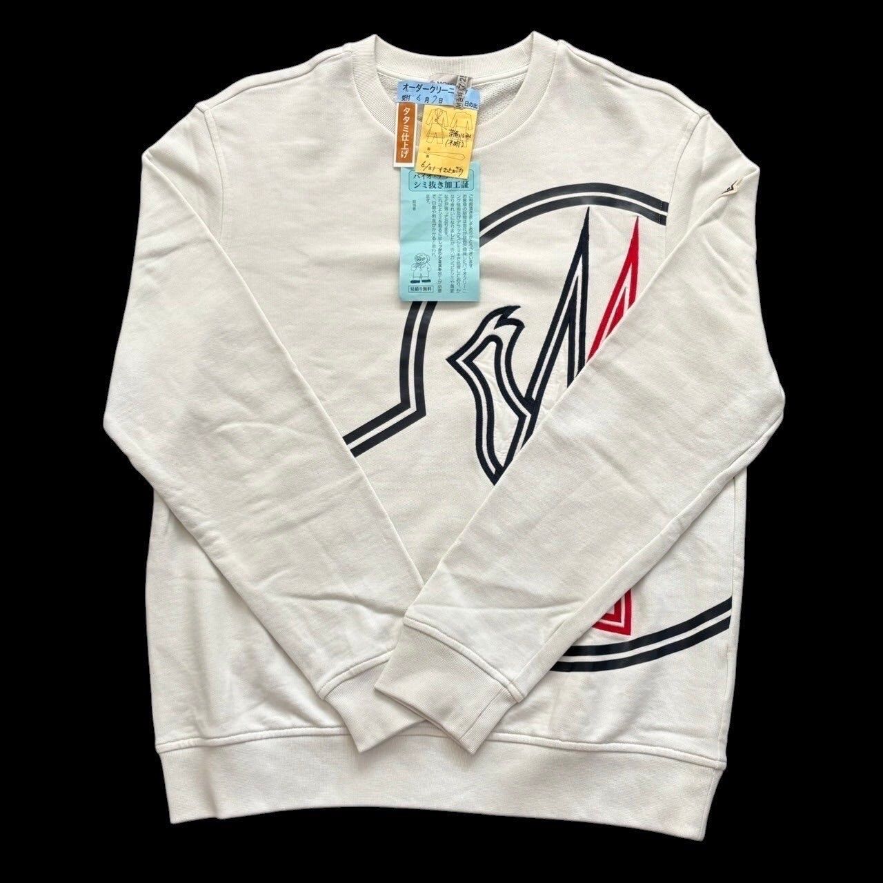 MONCLER モンクレール スウェットシャツ 白 トレーナー メンズ Mサイズ