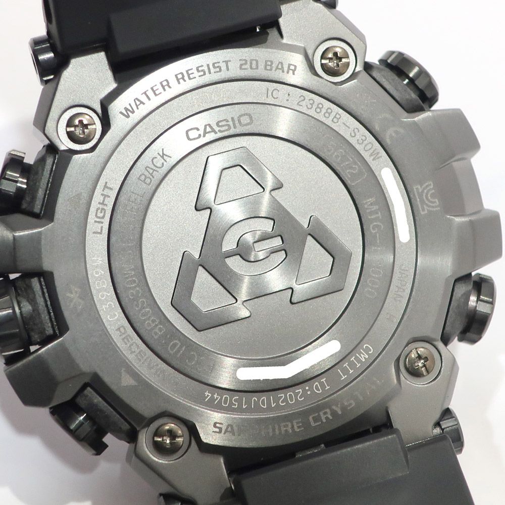 栄】カシオ 腕時計 G-SHOCK MTG-B3000B-1AJF タフソーラー 黒支 カーボン/SS 樹脂バンド アナログ 美品 保証書 箱 -  メルカリ