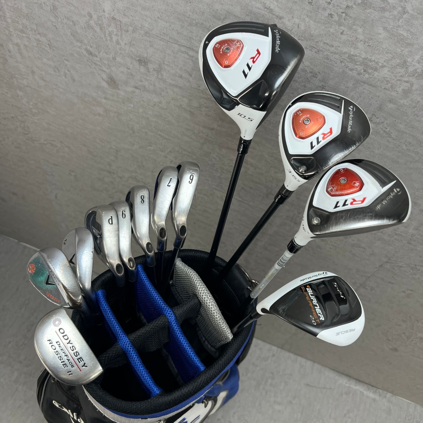 キャロウェイ メンズゴルフ12本セット 右利き用 キャディバッグ 初心者