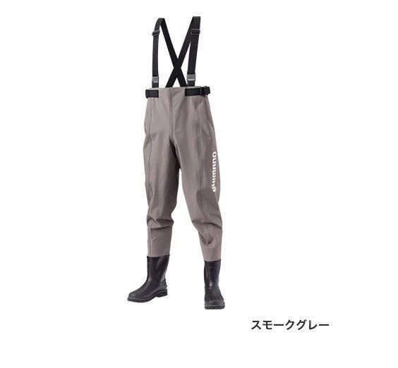 シマノ FF-051T ハイパーウェーダー ウエストハイ カットフェルトソール スモークグレー M|L|LL