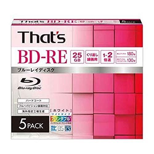 That's ブルーレイディスク BD-RE ビデオ用 くり返し録画用 2倍速 180