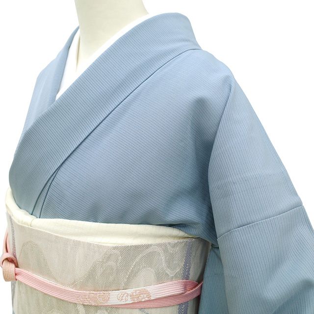 新古品】 夏物 色無地 着物 未使用 英 はなぶさ 謹製 洗える着物
