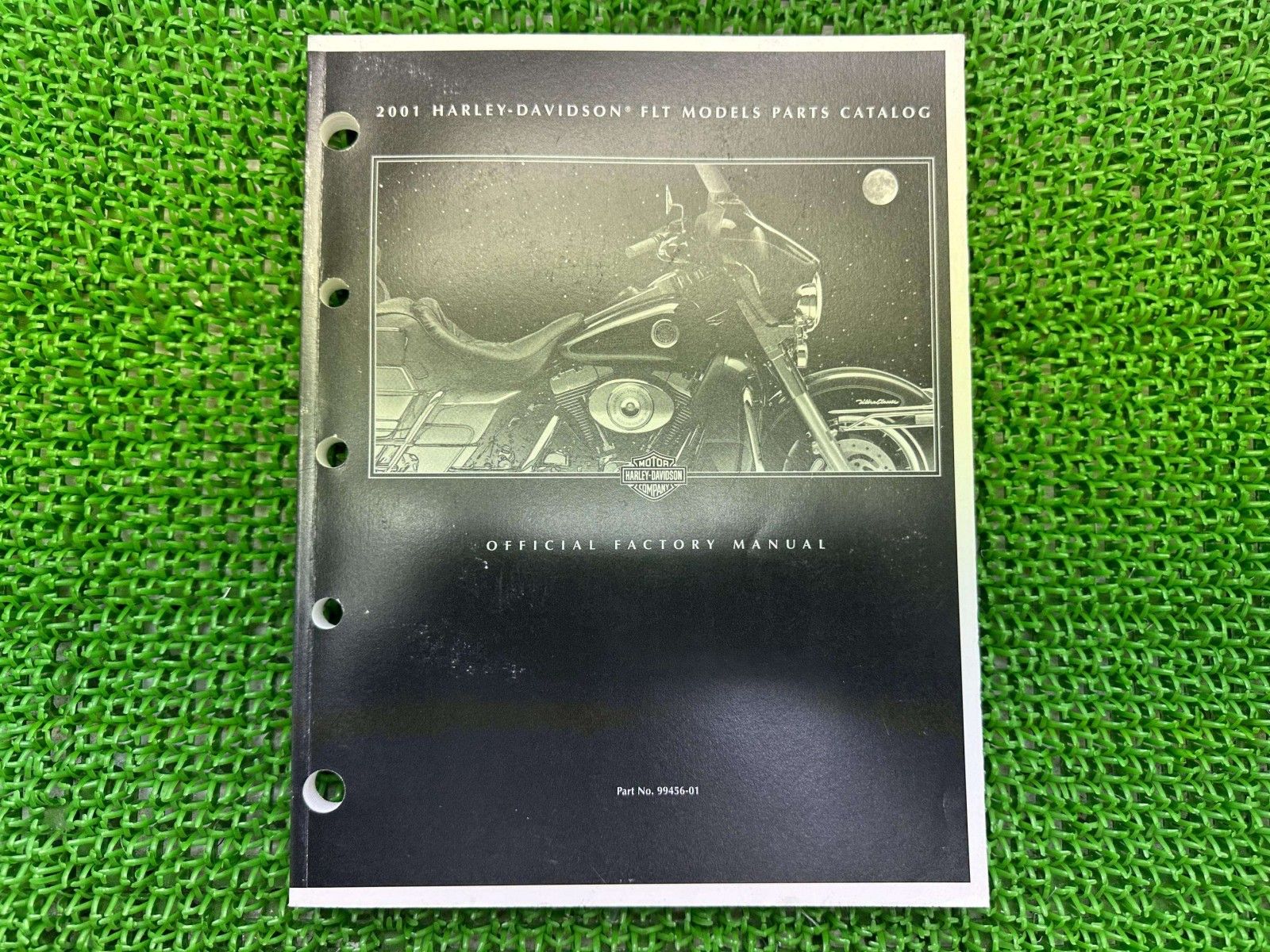 FLT パーツリスト 英語版 ハーレー 正規  バイク 整備書 2001年FLTモデル ツーリング 美品 車検 パーツカタログ 整備書 Ig