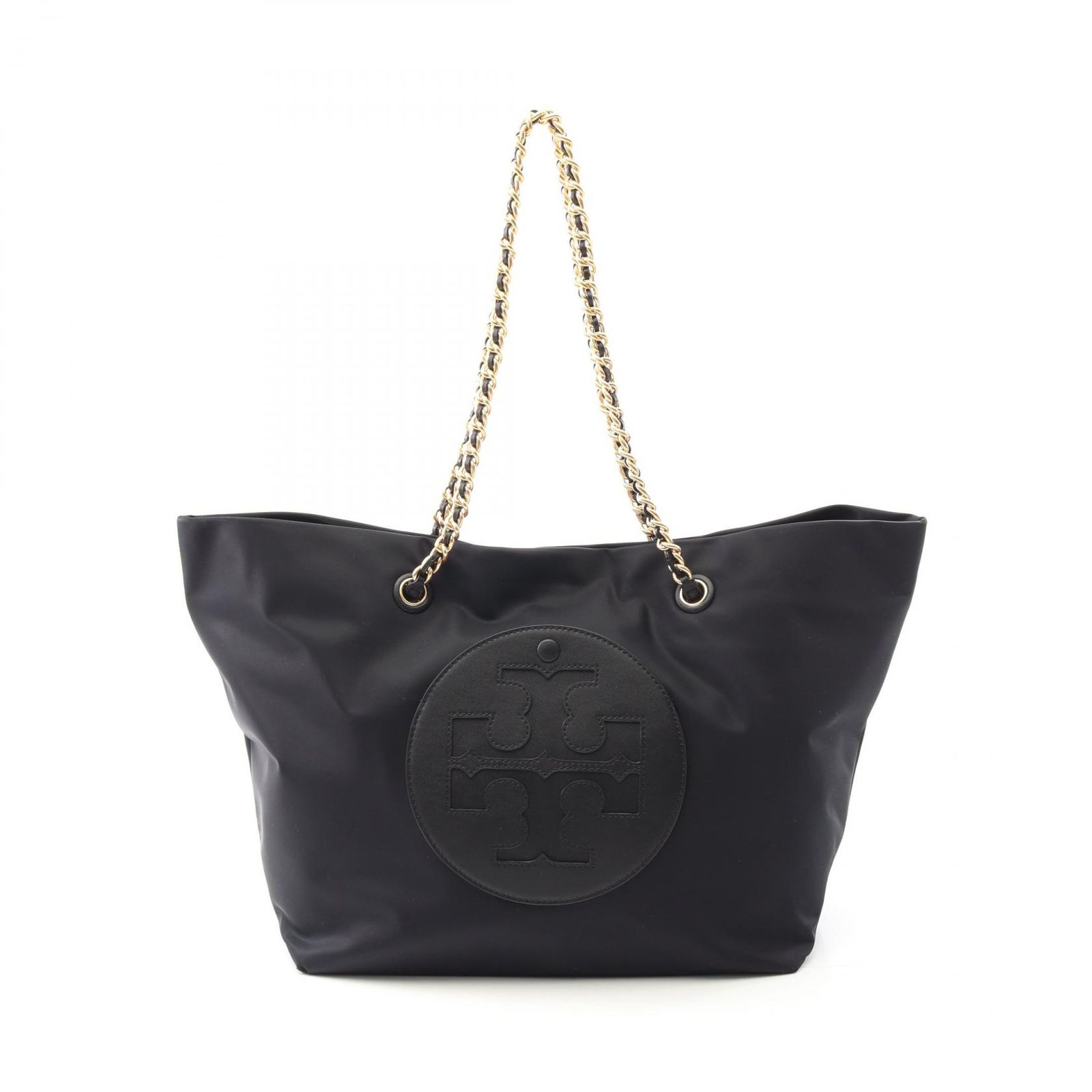 トリーバーチ Tory Burch トートバッグ ELLA 152313001 ブラック ナイロン レザー トートバッグ レディース