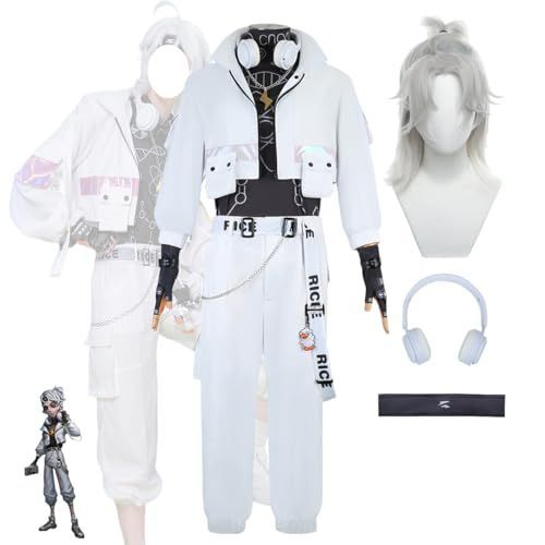 高品質 第5人格 囚人 ルカ?バルサー コスプレ衣装 ハロウィンコスプレ 同人服 ヘッドフォン 手袋 ネックレス 小物 ウイッグ付き coBJ0925ML03 ハロウィン