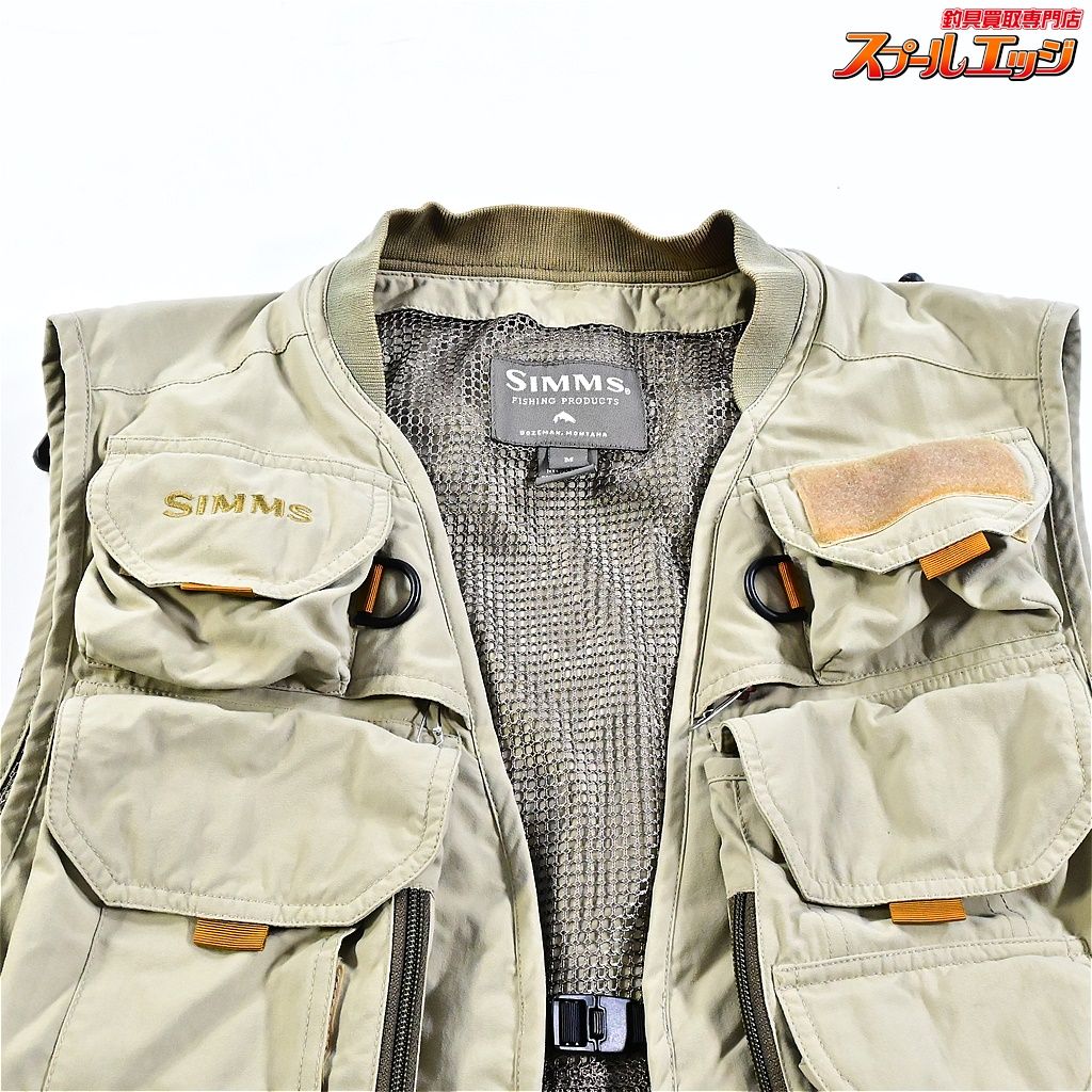 【シムス】 フライベスト メッシュ サイズM SIMMS VEST フライ ベスト