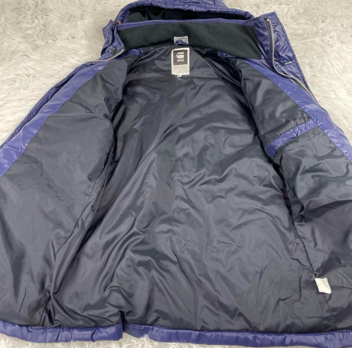 美品 G-STAR RAW 中綿 ロングコート L y2k ジースターロウ ダウン 