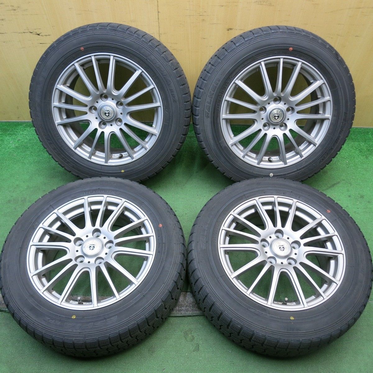 バリ溝 キレイ 9.5分 スタッドレス 205 60R16 ファルケン エスピア EPZ GMach 16インチ PCD114.3 5H 5092008HAス
