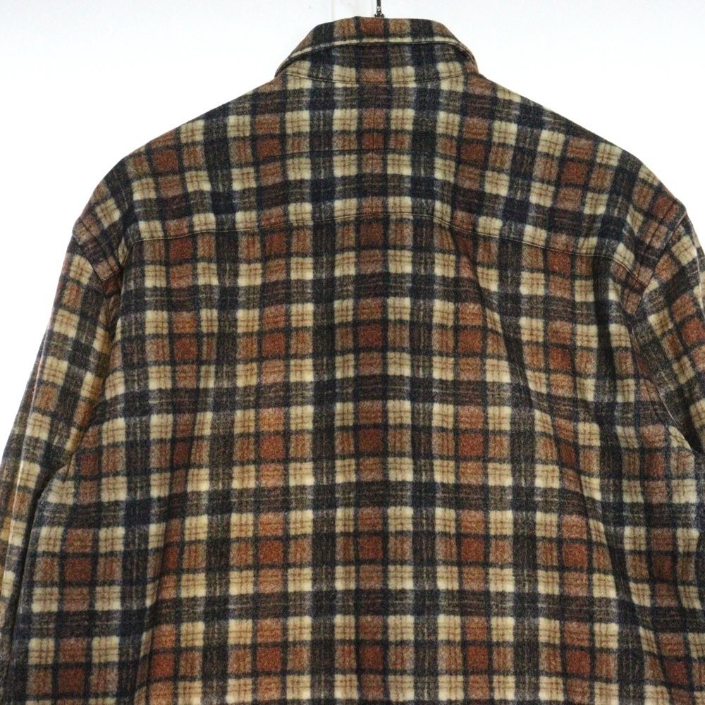 GIVENCHY (ジバンシィ) ウール チェック柄 長袖シャツ ブラウン - メルカリ 