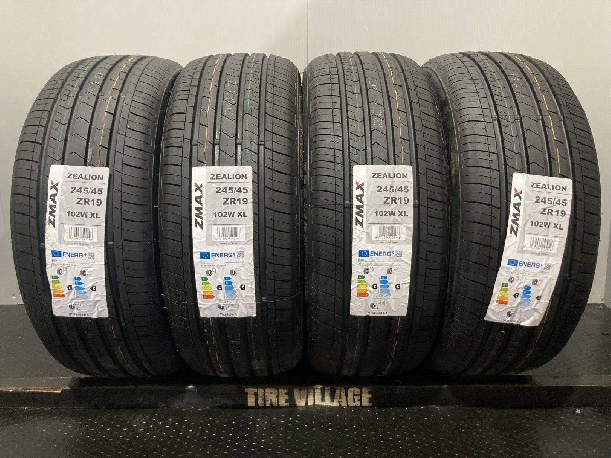 新品】札幌発 引取可 2024年製 ZMAX ZEALION 245/45ZR19 102W 19インチ