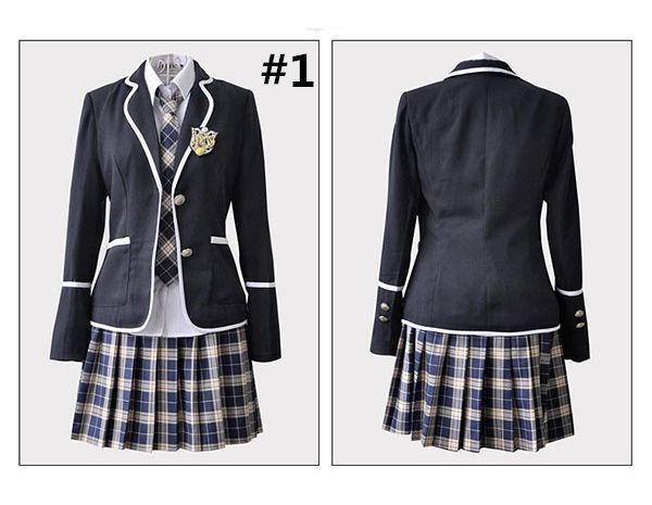 制服 卒業式 スーツ 女の子 学生 発表会 スカート Mサイズ 5点セット お受験 発表会 入学式 卒服 フォーマル ガールズ ジャケット スカート ネクタイ チェック dg179s1