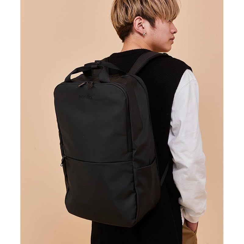 アネロ リュック A4 撥水 多ポケット PC収納 NESS ATC2545Z ブラック CHRISTIANNAURATH_COM_BR