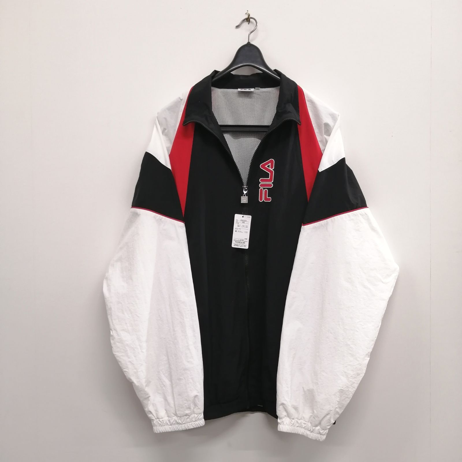 新作】【FILA／フィラ・ナイロンジャケット（ブラック）】ストリート 