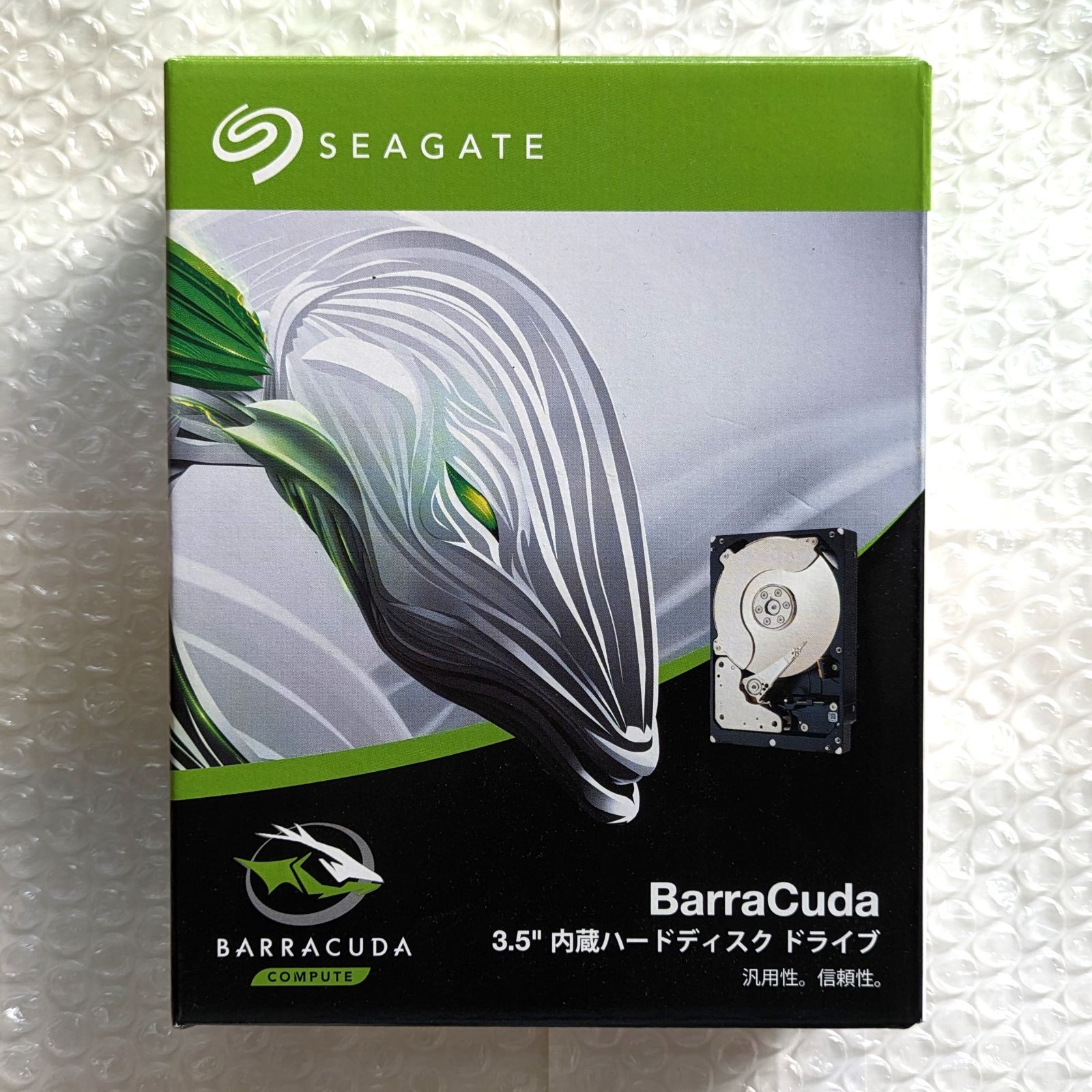 Seagate BarraCuda 3.5インチ HDD 6TB (メーカー保証期間：2023/12/18