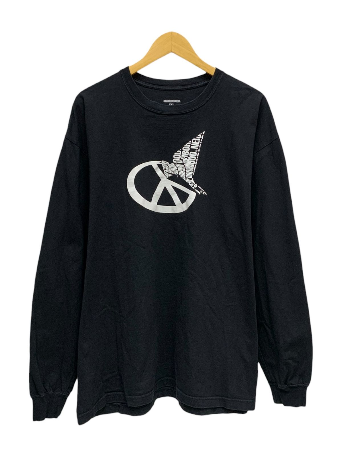 NEIGHBORHOOD (ネイバーフッド) 袖ロゴ プリント 長袖 Tシャツ ロンT