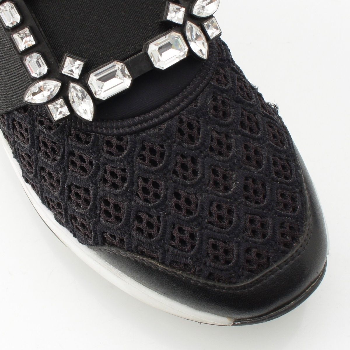 ロジェヴィヴィエ ヴィヴ ラン ファブリック スニーカー  