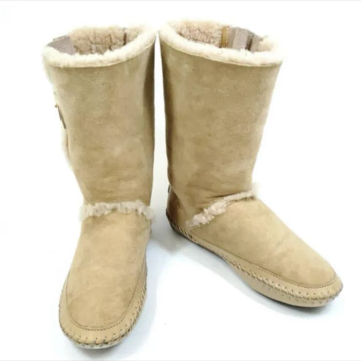 ムートン ミドルブーツ