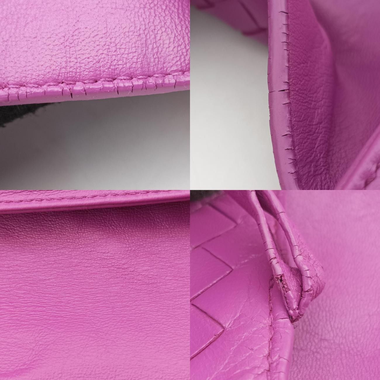 ボッテガヴェネタBottega VenetaイントレチャートパープルラムスキンB05375870N DECORATOM_COM_BR