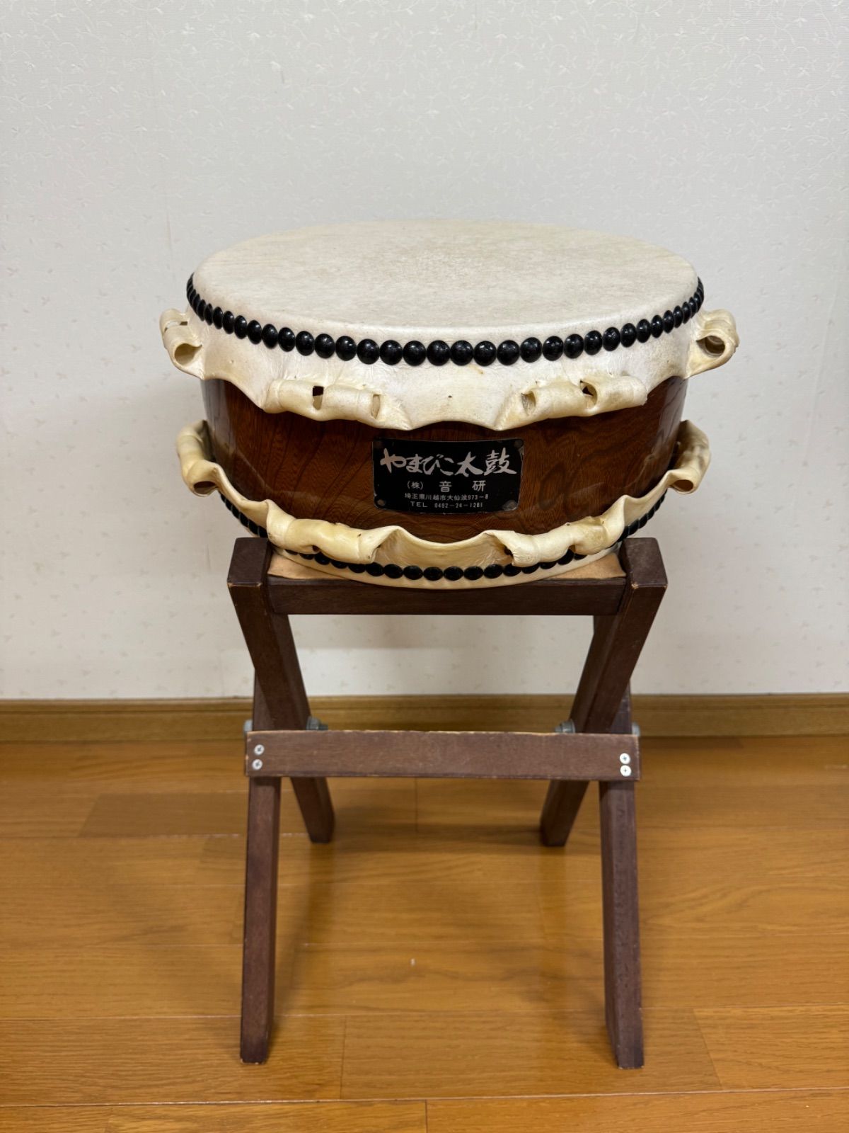 やまびこ太鼓 平太鼓 台付き