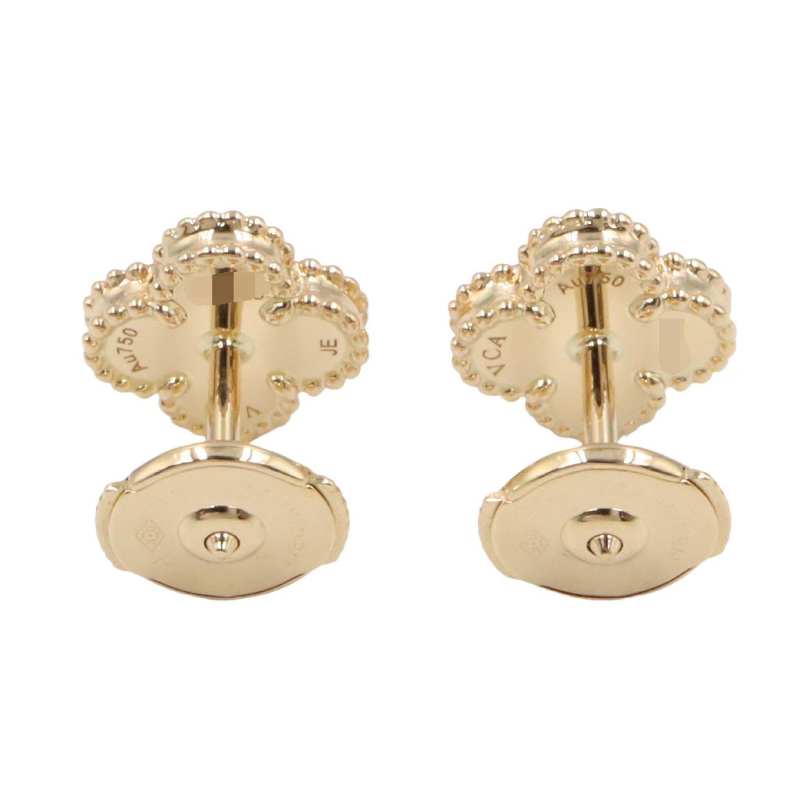 ヴァンクリーフ&アーペル ヴィンテージアルハンブラ ピアス　オニキス　ゴールド ヴァンクリーフ＆アーペル Van Cleef & Arpels ヴィンテージ