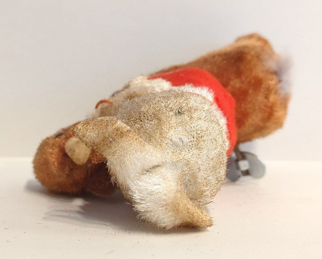 ま*ー様 富士プレス 兎のピアニスト ブリキ 富士プレス/フランコニア ゼンマイブリキ BUNNY JOCKEY 毛白/馬茶