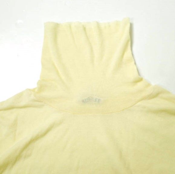 AURALEE オーラリー 日本製 HIGH GAUGE SHEER RIB TURTLE NECK L AURALEE オーラリー 日本製 HIGH GAUGE SHEER RIB TURTLE NECK L