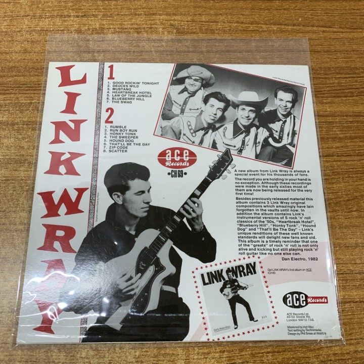 リンク・レイ　LINK WRAY   LPレコード △01)【同梱不可】リンク・レイ/Link Wray/Good Rockin Tonight