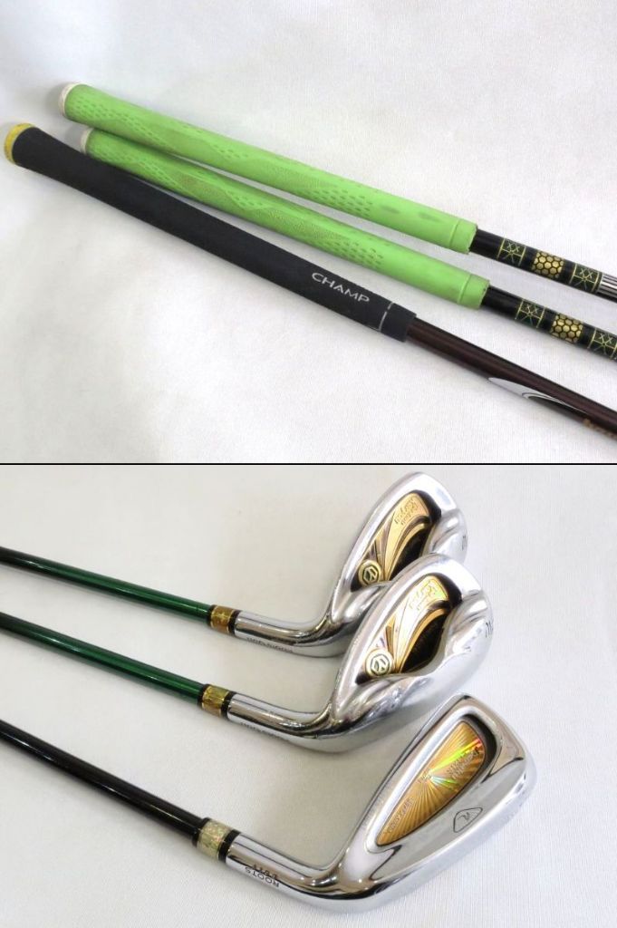 【クリアランスセール】 225964 Roots Golf Karyou IRON GW SW JYURAKU ELIXIR 7I アイアン3本セット
