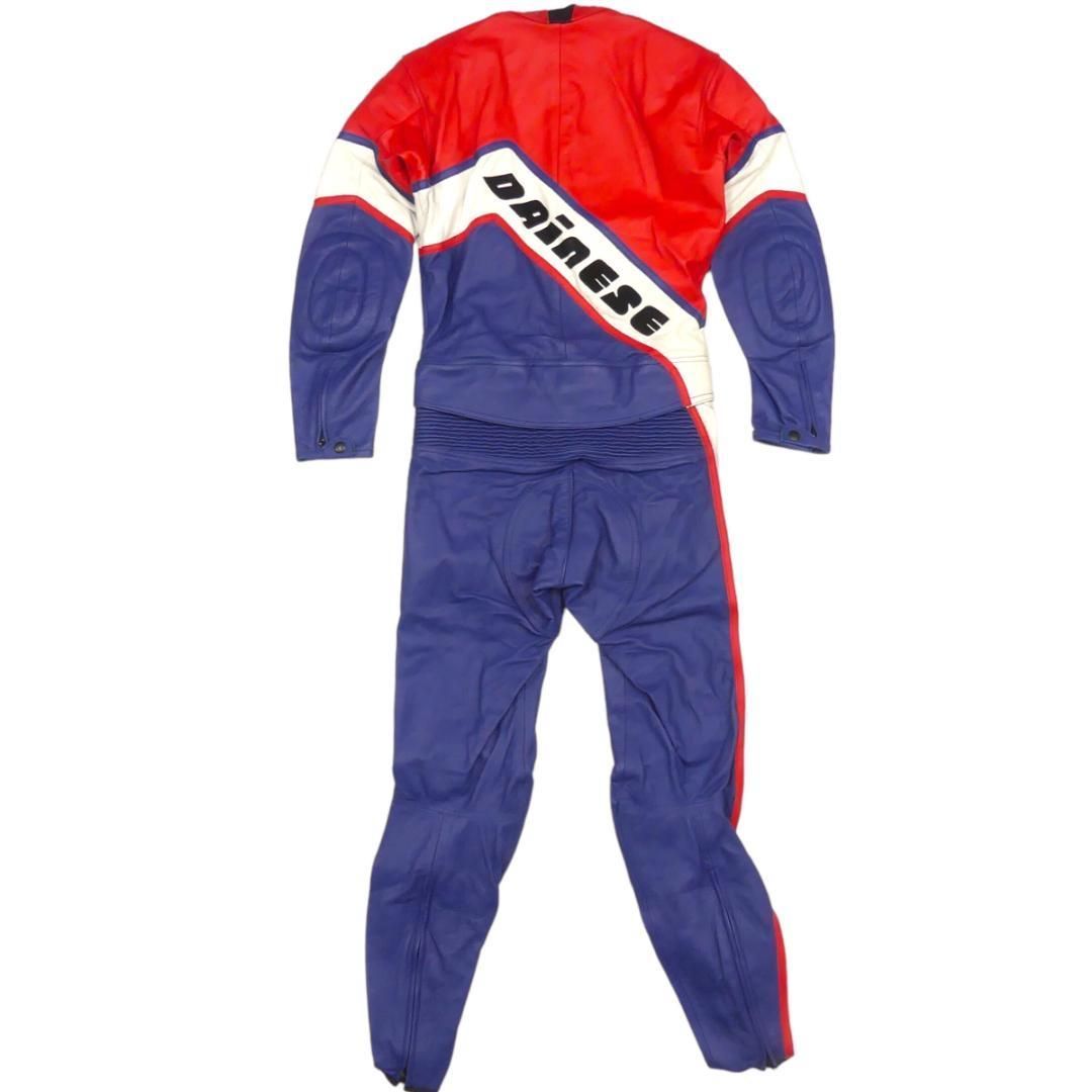 DAINESE ダイネーゼ レザーレーシングスーツ 本革 ツナギ 赤 X7022