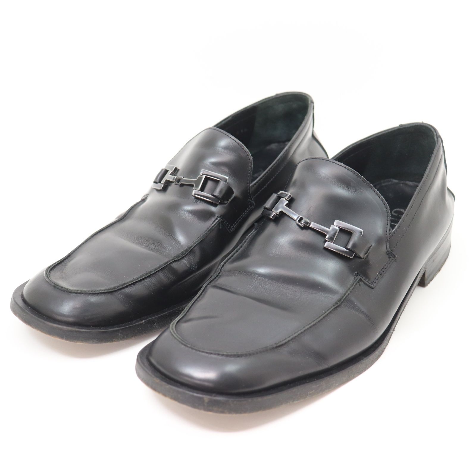 ITIDECXWYR28 GUCCI グッチ レザー ホースビット ローファー ドレス