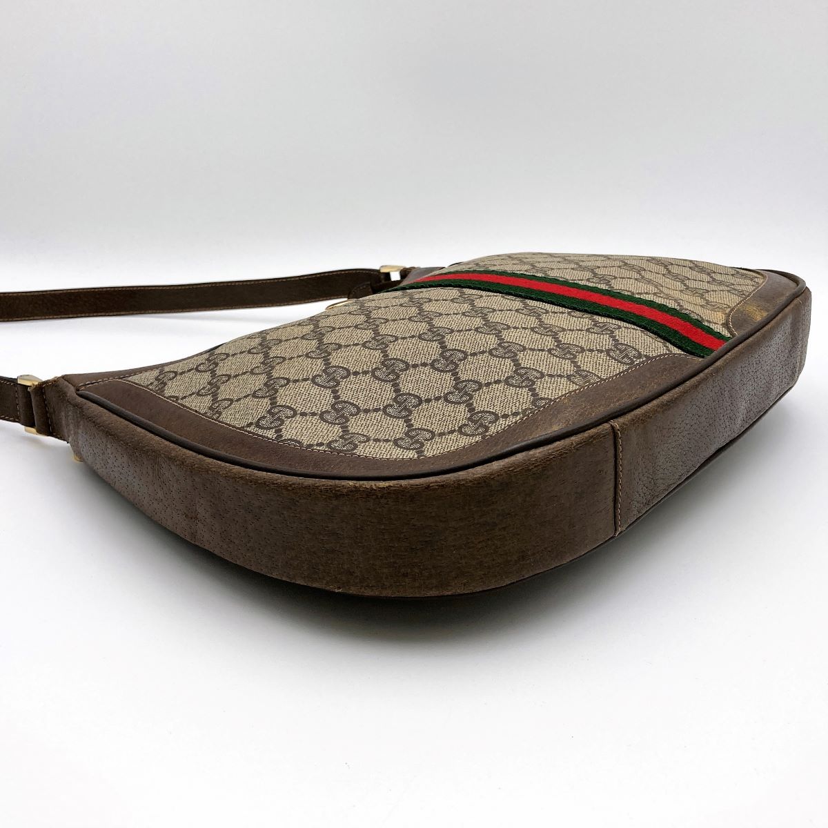 GUCCI グッチ オールドグッチ GG柄 シェリーライン ショルダー