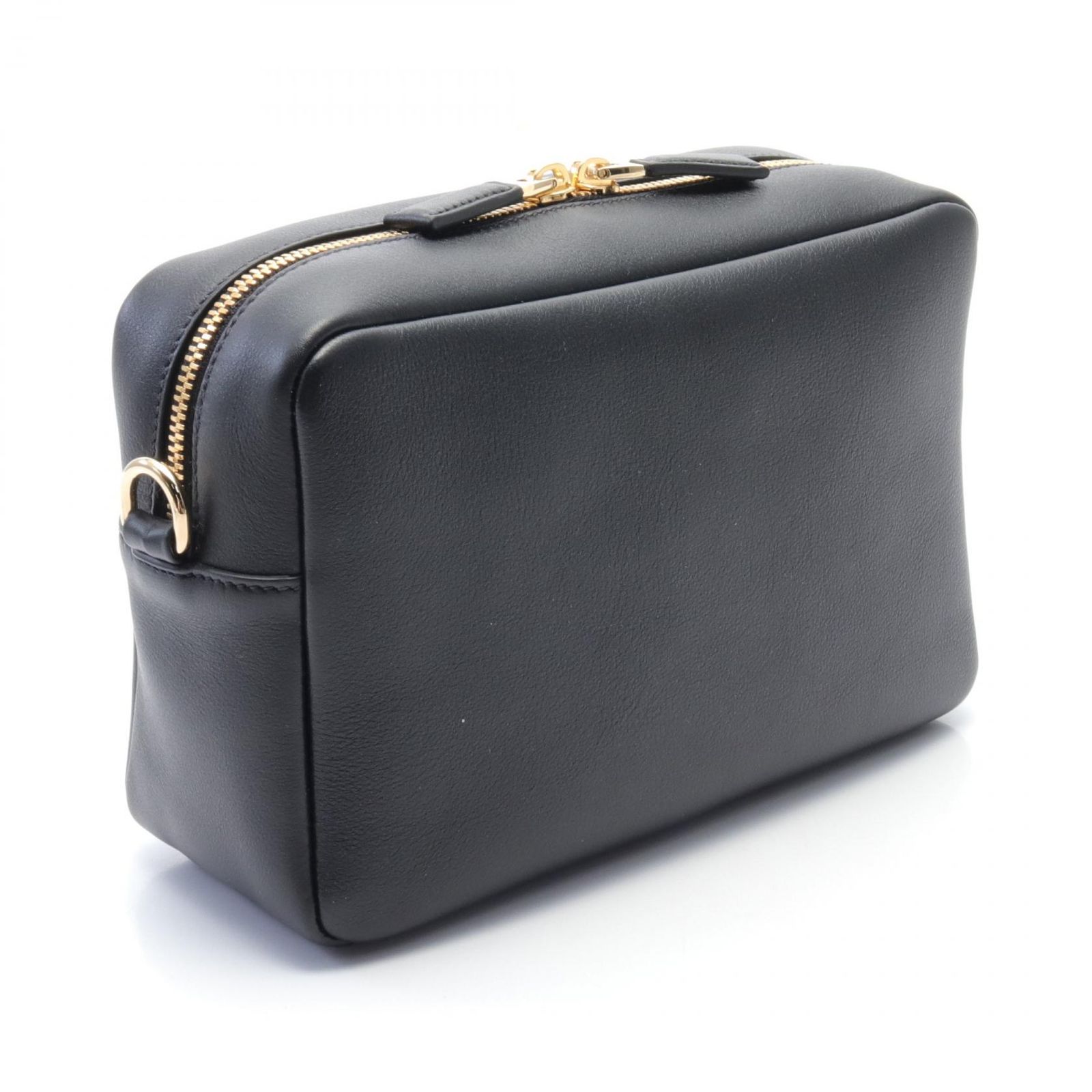 美品　PRADA レザー ショルダーバッグ 黒 Prada レザーショルダーバッグ | ブラック | FARFETCH JP 【PRADA