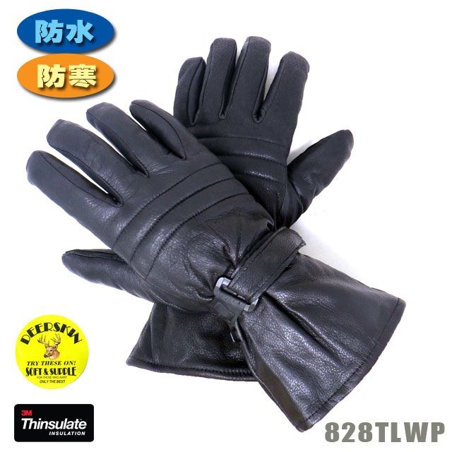 NAPA×HEAVY 鹿革防水グローブ ガントレット EXTRA WARM ナパ グローブ バイク用グローブ 冬用