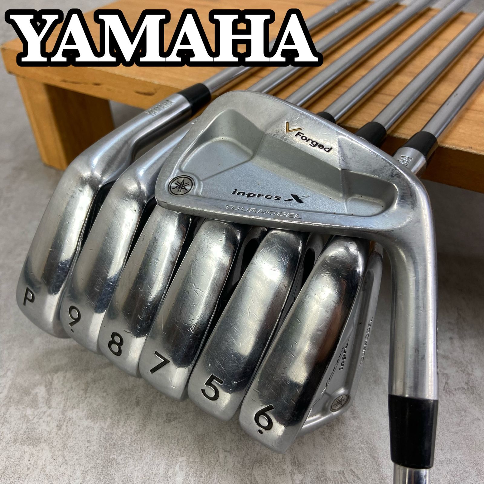 YAMAHA ヤマハ inpres X V Forged インプレス フォージド メンズゴルフアイアン7本セット スチール R 右利き用 - メルカリ